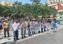 Protestan contra CFE y Grupo MAS y CAB en Veracruz
