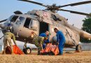 Helicópteros de Sedena y Marina combaten incendios en Oaxaca