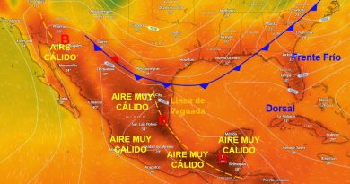 Se espera mayor intensidad de calor en el estado de Veracruz este jueves