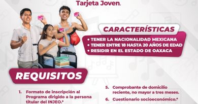 Lanza Gobierno de Oaxaca Tarjeta Joven para desarrollar el sector