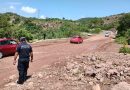 Reportan derrumbe en la Carretera Internacional 190 en la región de la Mixteca