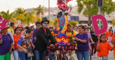IMJUVE reunió a cientos de miles de jóvenes en la Rodada y Carrera por la paz y contra las adicciones, edición Día de Muertos