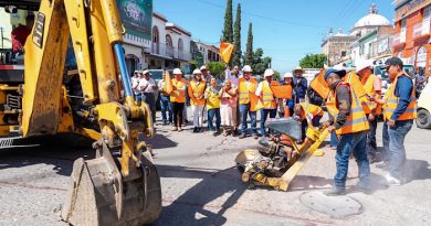 Inicia Gobierno del Estado rehabilitación de la red de drenaje sanitario en Ocotlán de Morelos