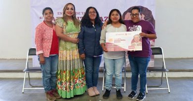 Apoya Sebienti a 182 jefas de familia de Ixtlán de Juárez con Tarjeta Margarita Maza