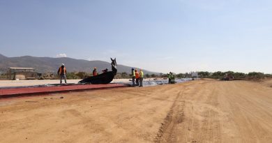 Construye Gobierno de Oaxaca ciclovía en la nueva ruta de la Ex Garita hacia el Aeropuerto