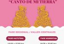 Realizará Gobierno de Oaxaca fase regional Valles Centrales del Segundo Concurso “Canto de mi tierra” 2025
