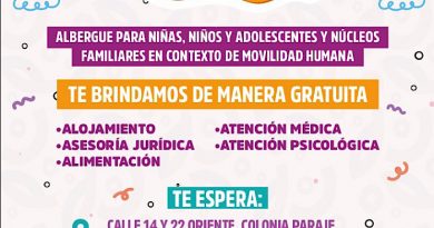 Ofrece DIF Oaxaca atención a personas migrantes a través de sus albergues temporales