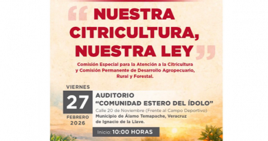 Anuncia Comisión Especial foros de consulta para Ley Citrícola