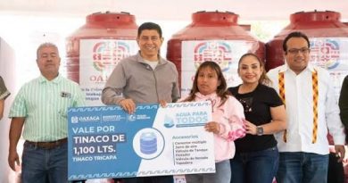 Garantiza Salomón Jara acceso al agua en agencias de Oaxaca de Juárez