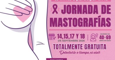 Invitan a mujeres de 40 a 69 años a jornada gratuita de mastografías en el centro de Salud Urbano 1 de la capital