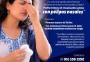 Convoca Red Osmo a programa gratuito de atención médica para personas con rinosinusitis y pólipos nasales