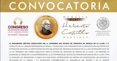 Abierta, la Convocatoria para otorgar la Medalla “Heberto Castillo Martínez” 2026