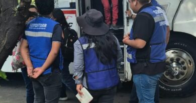Detienen 3 unidades de transporte público por incumplir con verificación vehicular