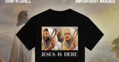 “Camisetas pendejas” reta a las críticas y lanza a la venta playera de AMLO comparándolo con Jesús