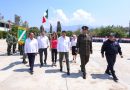 Atestigua Salomón Jara Toma de Protesta de Bandera a soldados del SMN Clase 2005 y mujeres voluntarias