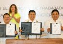 Firman Gobierno de Oaxaca y STPEIDCEO Convenio del Pliego Petitorio 2024