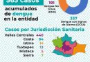 Registra Oaxaca 167 casos nuevos de dengue