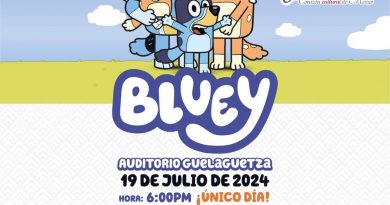 Reiteran invitación para asistir al espectáculo de Bluey ¡Show en vivo!