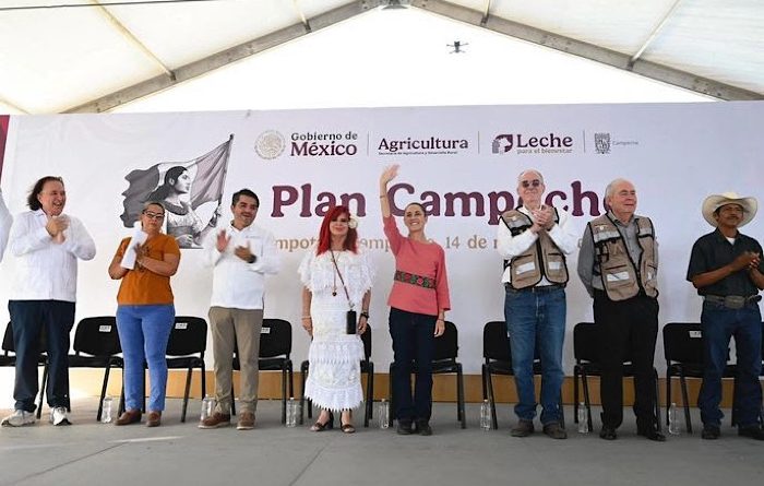 PRESIDENTA CLAUDIA SHEINBAUM ENCABEZA ARRANQUE DEL PLAN CAMPECHE QUE CONTEMPLA INVERSIÓN HISTÓRICA DE MIL 238 MDP