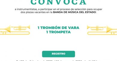 Convoca Gobierno de Oaxaca a instrumentistas para integrar la Banda de Música del Estado