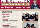 Preinscripciones de educación básica para ciclo escolar 2026-2027 serán del 2 al 28 de febrero: IEEPO
