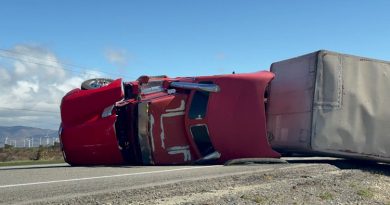 Evento de norte provoca volcaduras en la autopista 190 del Istmo; Protección Civil exhorta a extremar precauciones