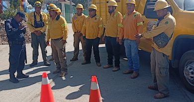 Atiende Coesfo incendio forestal en Santa María Peñoles