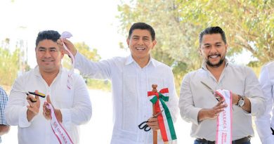 La Primavera Oaxaqueña florece con obras en los municipios; Salomón Jara inaugura pavimentación de la avenida Río Salado, Santa Cruz Amilpas