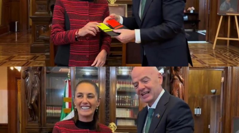TODO VA A SALIR MARAVILLOSO; LA INAUGURACIÓN DEL MUNDIAL DE FUTBOL SERÁ HISTÓRICA: PRESIDENTA CLAUDIA SHEINBAUM TRAS REUNIÓN CON PRESIDENTE DE LA FIFA, GIANNI INFANTINO