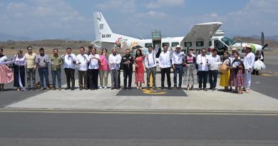 Encabeza Salomón Jara vuelo inaugural Tuxtla-Huatulco, impulso al desarrollo del sur del país