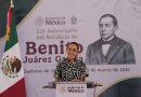 BENITO JUÁREZ VIVE EN LA CUARTA TRANSFORMACIÓN: PRESIDENTA CLAUDIA SHEINBAUM EN EL 220 ANIVERSARIO DE SU NATALICIO; RECONOCE A MARGARITA MAZA COMO PRIMERA EMBAJADORA HISTÓRICA DE MÉXICO