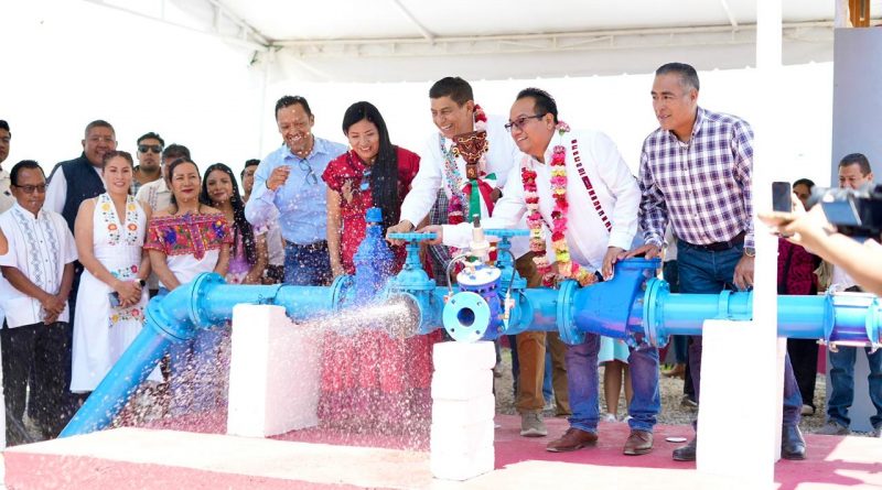 Inaugura Salomón Jara tres nuevos pozos en Zona Metropolitana de Oaxaca, garantiza acceso al agua 