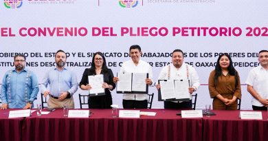 Firman Gobierno de Oaxaca y STPEIDCEO Convenio del Pliego Petitorio 2026