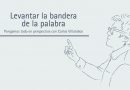 Levantar la bandera de la palabra