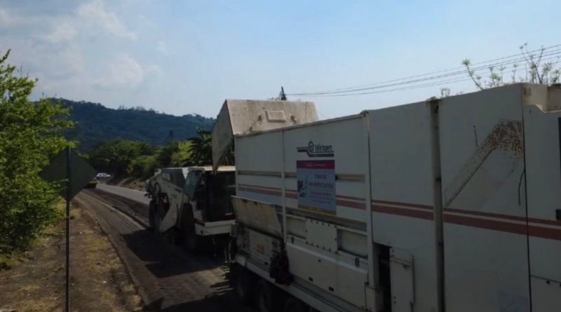 SICT REALIZA CONSERVACIÓN PERIÓDICA EN EL TRAMO SANTIAGO TUXTLA–ACAYUCAN
