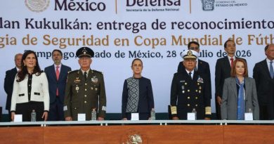 CUANDO MÉXICO TRABAJA UNIDO, NO HAY DESAFÍO QUE NO PODAMOS ENFRENTAR: PRESIDENTA CLAUDIA SHEINBAUM ENTREGA RECONOCIMIENTOS A SERVIDORES PÚBLICOS POR PLAN KUKULKÁN QUE GARANTIZÓ SEGURIDAD EN LA COPA MUNDIAL FIFA 2026