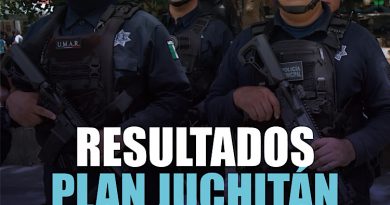 219 personas detenidas con el Plan Juchitán: Gabinete de Seguridad