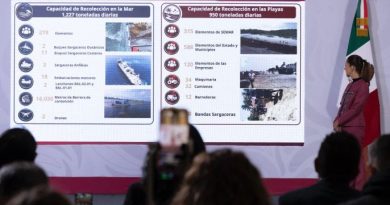 GOBIERNO DE MÉXICO DESTINA 2 MIL MDP A LA ESTRATEGIA DE ATENCIÓN Y MANEJO DEL SARGAZO EN QUINTANA ROO: PRESIDENTA CLAUDIA SHEINBAUM