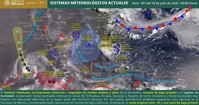 Continuarán lluvias de intensidad variable en territorio oaxaqueño 