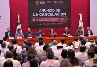 Logro histórico, Veracruz extingue la deuda bursátil de 199 municipios: Gobernadora