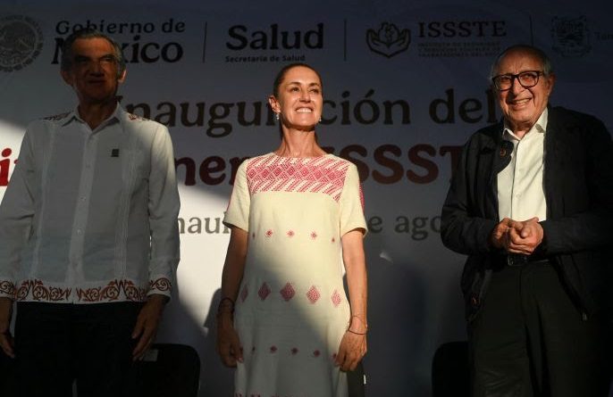 ESTAMOS RECUPERANDO LA SALUD COMO UN DERECHO HUMANO: PRESIDENTA CLAUDIA SHEINBAUM INAUGURA PRIMERA ETAPA DEL HOSPITAL GENERAL DEL ISSSTE EN TAMPICO, TAMAULIPAS, QUE BENEFICIARÁ A MÁS DE MEDIO MILLÓN DE HABITANTES