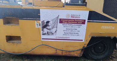 MEJORA SICT VERACRUZ CAMINOS EN EL MUNICIPIO DE SAN RAFAEL CON EL MEGABACHETÓN 2026