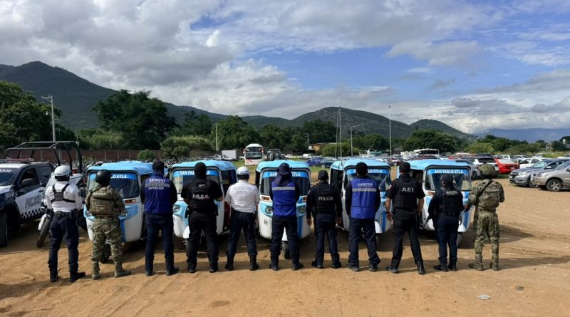 Gobierno de Oaxaca intensifica supervisión y ordenamiento del transporte público