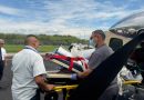 Ambulancia aérea del Gobierno Estatal traslada a Kevin a Estados Unidos, recibirá atención especializada por quemaduras