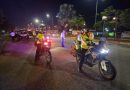 Promueve Policía Vial Estatal uso del casco en rodada realizada en Tuxtepec
